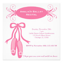 Ballet Recital invitations