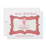 Ballet Recital Invitation