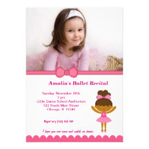 Ballet Recital Invites
