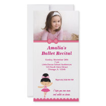 Ballet Recital Photo Card