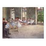 Ballet Rehearsal by Degas Post Card