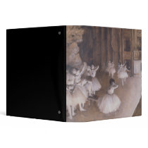 Ballet Rehearsal on the Stage, 1874 3 Ring Binder