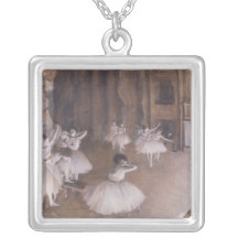 Ballet Rehearsal on the Stage, 1874 Pendant