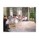 Ballet Rehearsal Postcard
