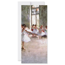 Ballet Rehearsal Rack Card Design
