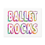Ballet Rocks Postcard