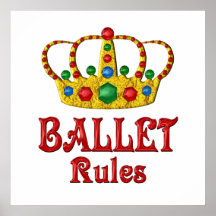 BALLET RULES PRINT
