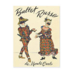 Ballet Russe Harlequin Dancers Post Cards