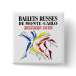 Ballet Russes Dance Pinback Buttons