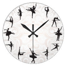 Ballet school wall clock