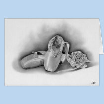 Ballet Shoes Card cards