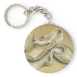Ballet shoes keychain