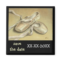 Ballet shoes magnets