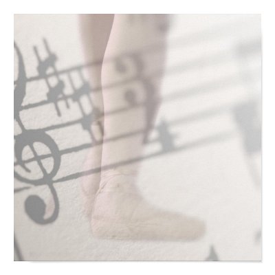 ballet shoes musical notes posters by girl374329