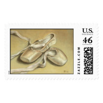 Ballet shoes stamps