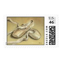 Ballet shoes stamps