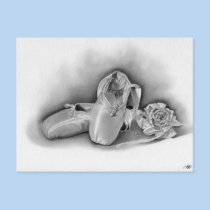 Ballet Shoes Postcard postcards
