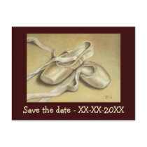 Ballet shoes postcards