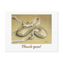 Ballet shoes postcards