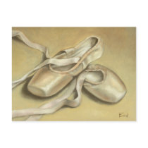 Ballet shoes postcards