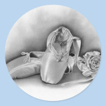 Ballet Shoes Sticker stickers