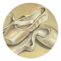 Ballet shoes stickers