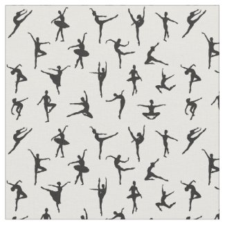 Ballet Silhouettes Fabric