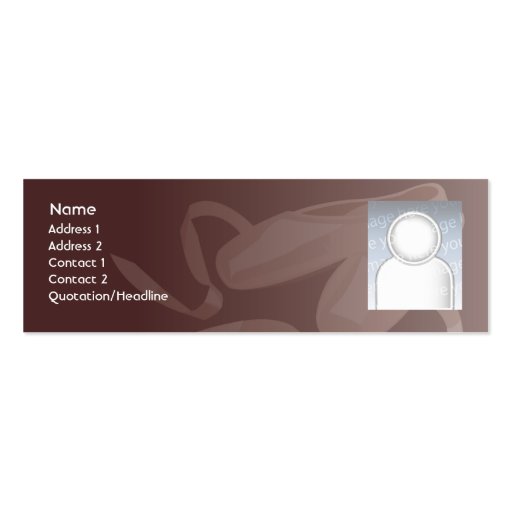 Ballet - Skinny Business Card Templates