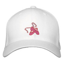 Ballet Slippers Dance Embroidered Hat