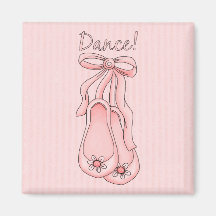 Ballet Slippers Fridge Magnets
