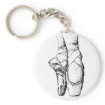 Ballet Slippers Key Chains