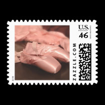 Ballet Slippers Postage Stamps stamps