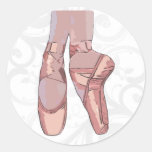 Ballet Slippers Toe Shoes stickers