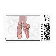 Ballet Slippers Toe Shoes Stamps