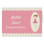 Ballet Star Congratulations Card