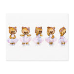 Ballet Steps Postcard