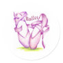 Ballet Round Sticker