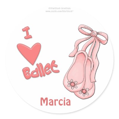 Ballet Stickers by StarStock
