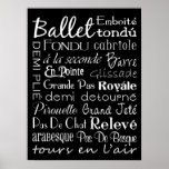 Ballet Subway Art Poster