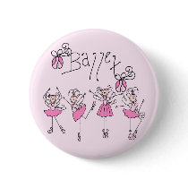 Ballet T-shirts and Gifts Buttons