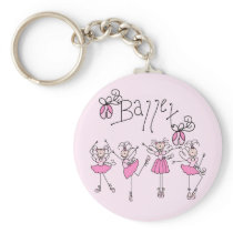 Ballet T-shirts and Gifts Key Chain