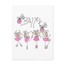 Ballet T-shirts and Gifts postcards by stick_figures Ballet T-shirts and Gifts postcards