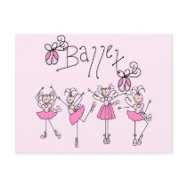 Ballet T-shirts and Gifts postcards by stick_figures Ballet T-shirts and Gifts postcards