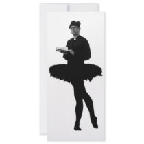Ballet Vicar Personalized Rack Card