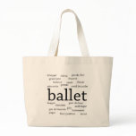 Ballet Words Bag