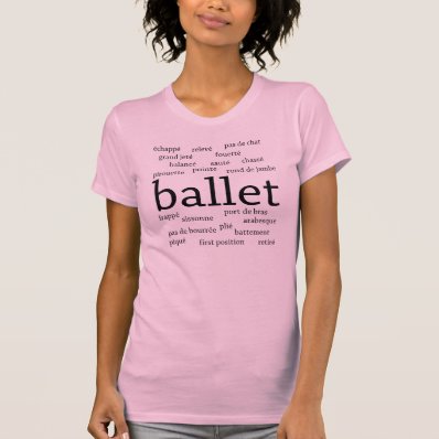 Ballet Words T-Shirt