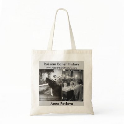 Ballets Russes Anna Pavlova Tote Bag by Sing1188