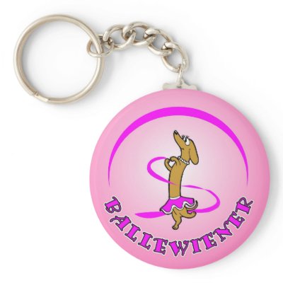 Ballewiener Dachshund Themed Keychain by wienertales