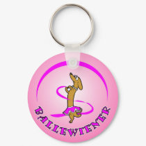 Ballewiener Dachshund Themed Keychain by wienertales Ballewiener Dachshund Themed Keychain