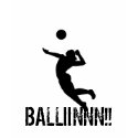 BALLIINNN!! (volleyball) t-shirts